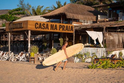 onde comer na praia de tofo