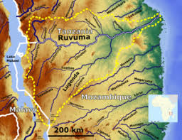 Rio Rovuma Hidrografia de Mocambique