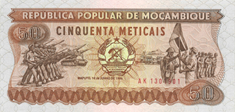 nota de metical 1980