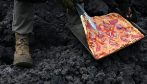 No coração do vulcão: O Pizzaiolo que usa lava para assar pizzas na Guatemala